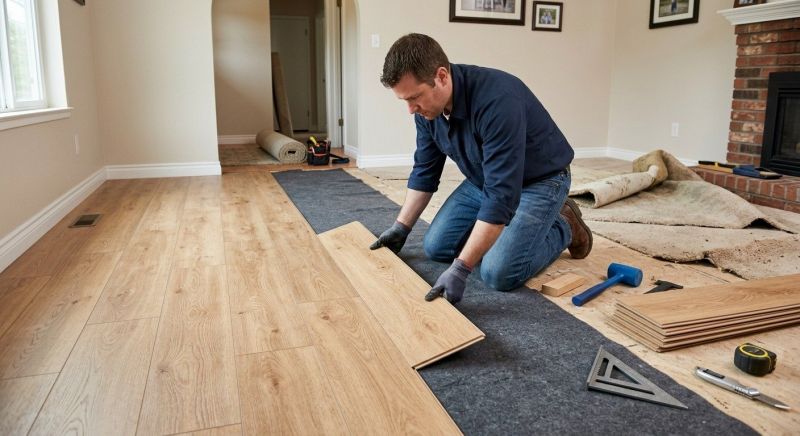 Laminate Floor Remodeling in Tomball, TX