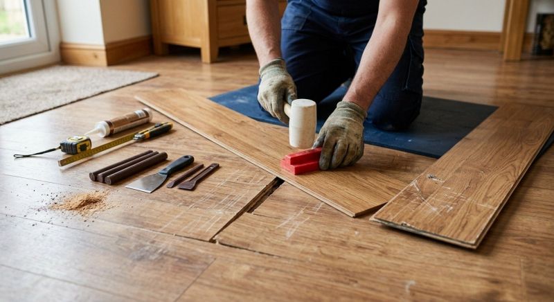 Laminate Floor Repair in Montgomery County, TX