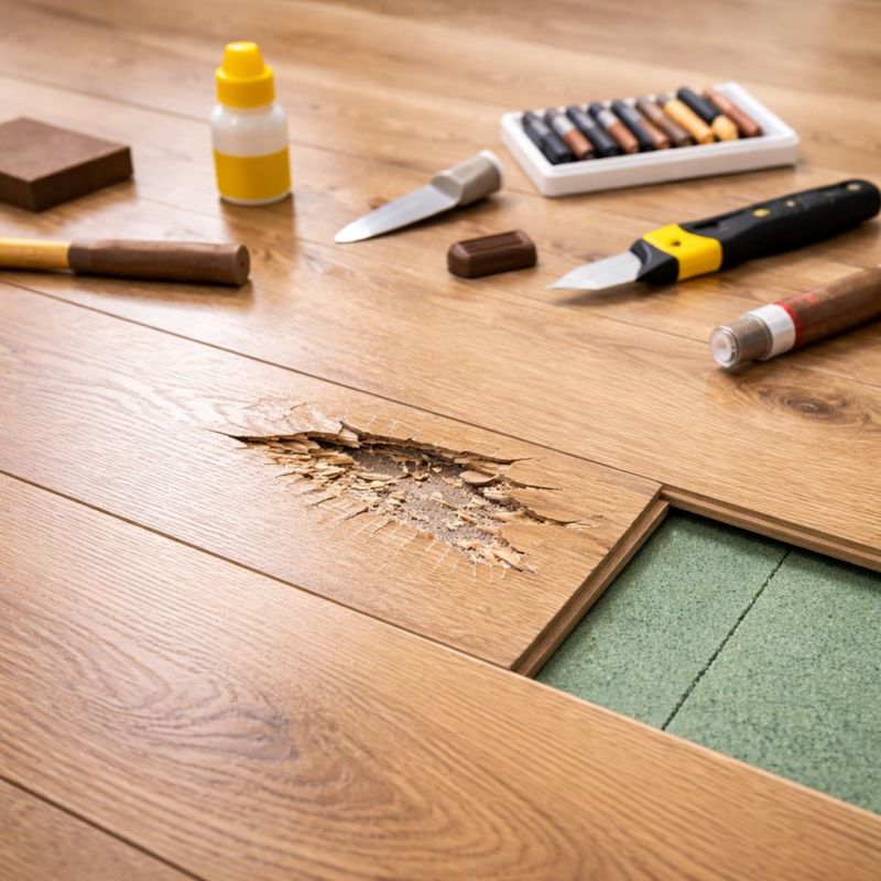Laminate Floor Repair in Montgomery County, TX