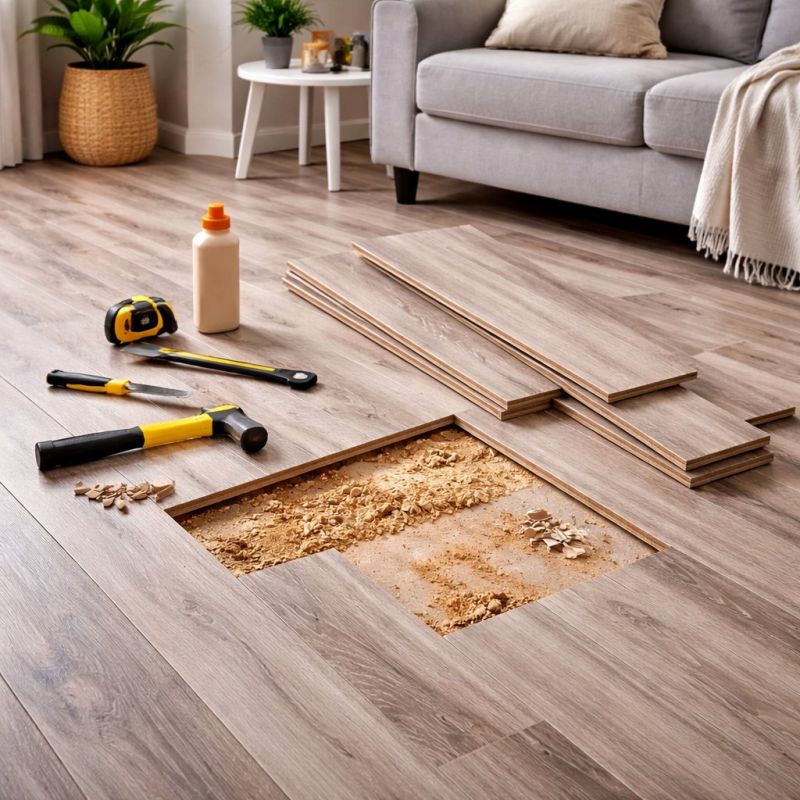 Laminate Floor Repair in Spring, TX
