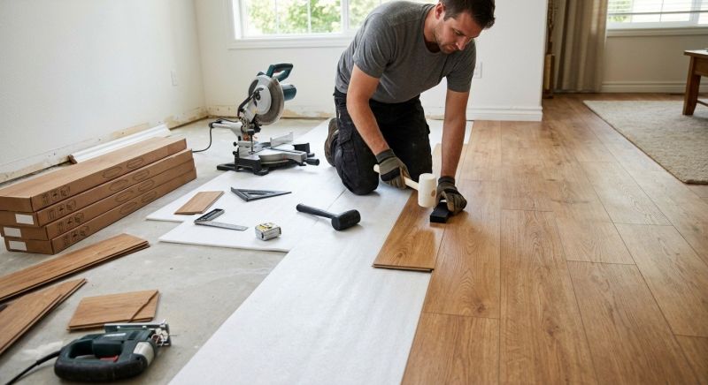 Laminate Floor Replacement in Katy, TX