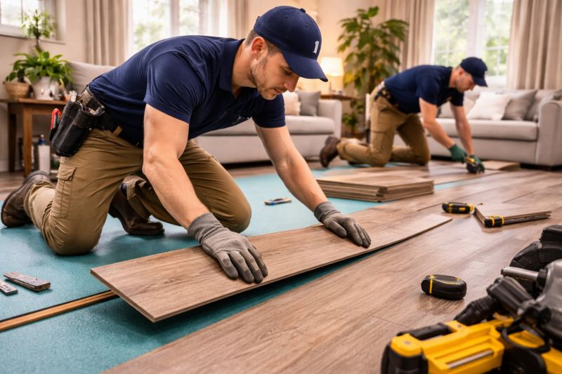 Laminate Floor Replacement in Tomball, TX