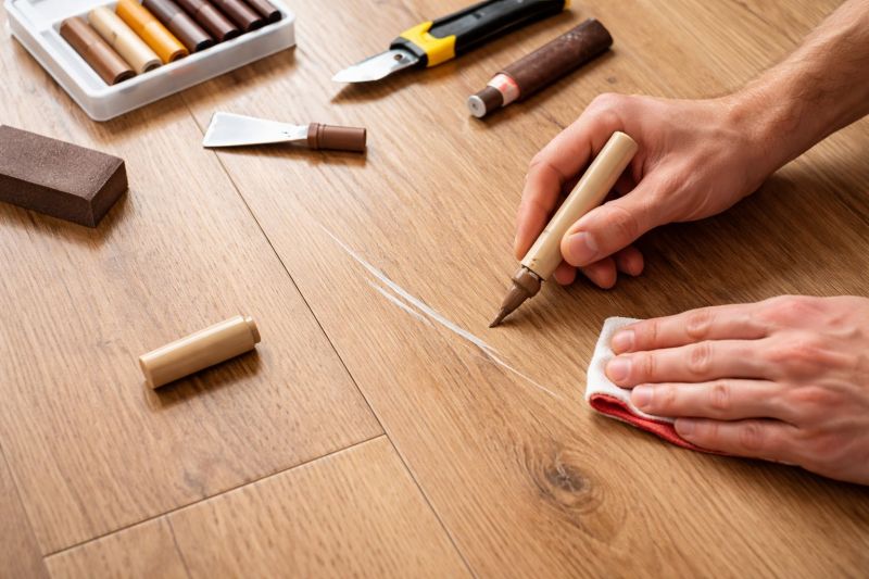Laminate Floor Scratch Repair in Tomball, TX