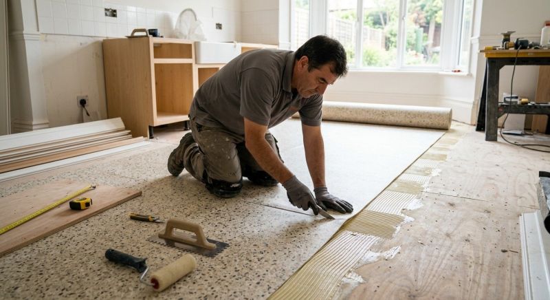 Linoleum Floor Installation in Conroe, TX