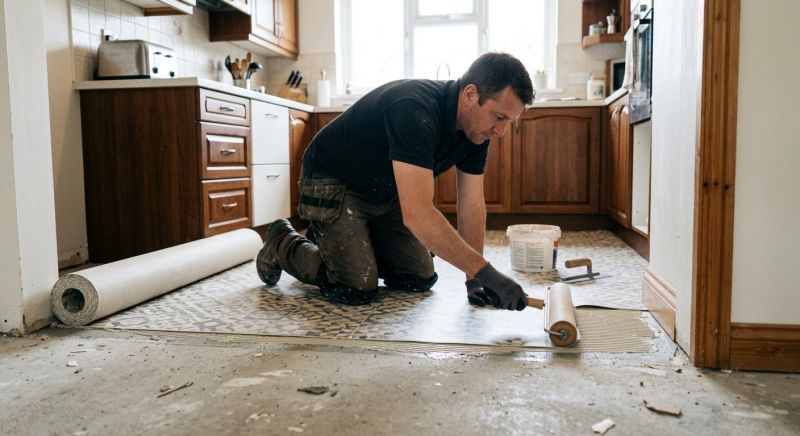 Linoleum Floor Installation in Tomball, TX