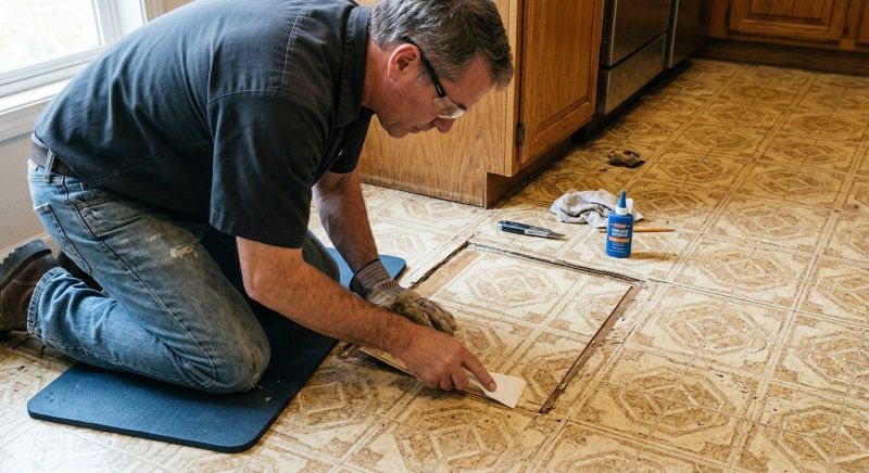 Linoleum Tile Repair in Tomball, TX