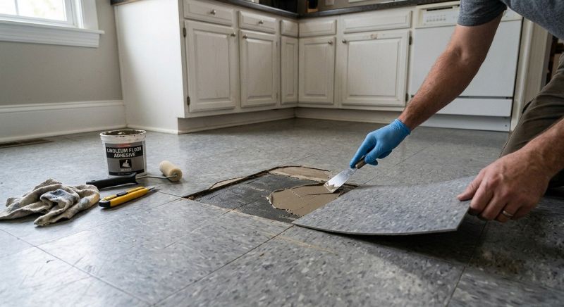 Linoleum Tile Repair in Tomball, TX