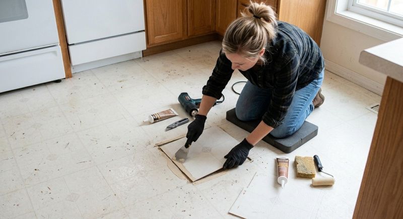 Linoleum Tile Repair in Tomball, TX