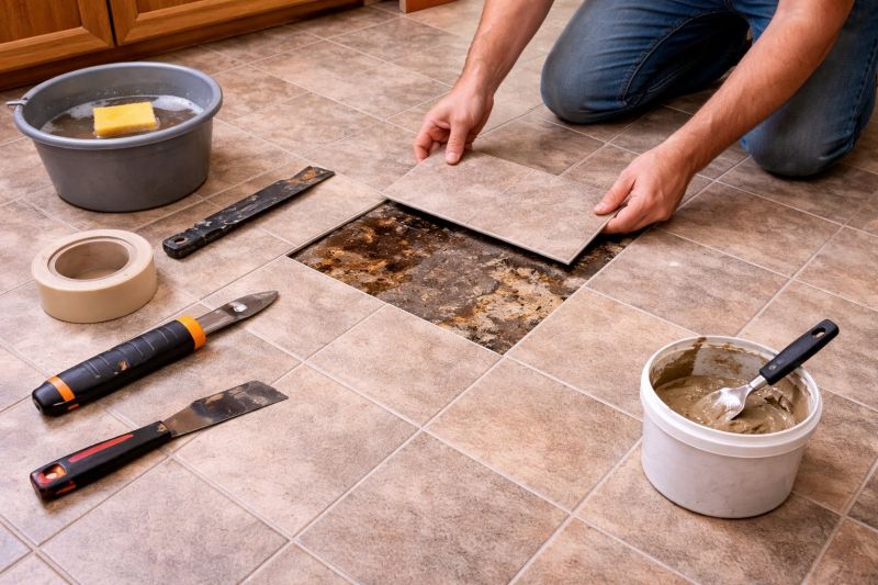 Linoleum Tile Repair in Tomball, TX
