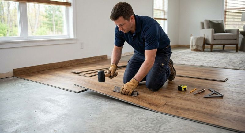 Luxury Vinyl Tile Installation in Kingwood, TX