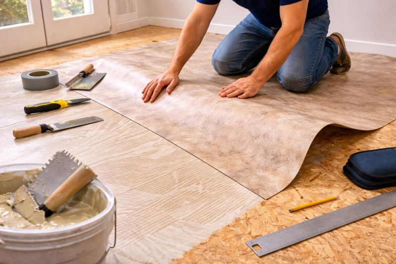 Sheet Flooring Installation in Humble, TX