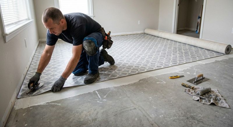 Sheet Flooring Installation in Katy, TX