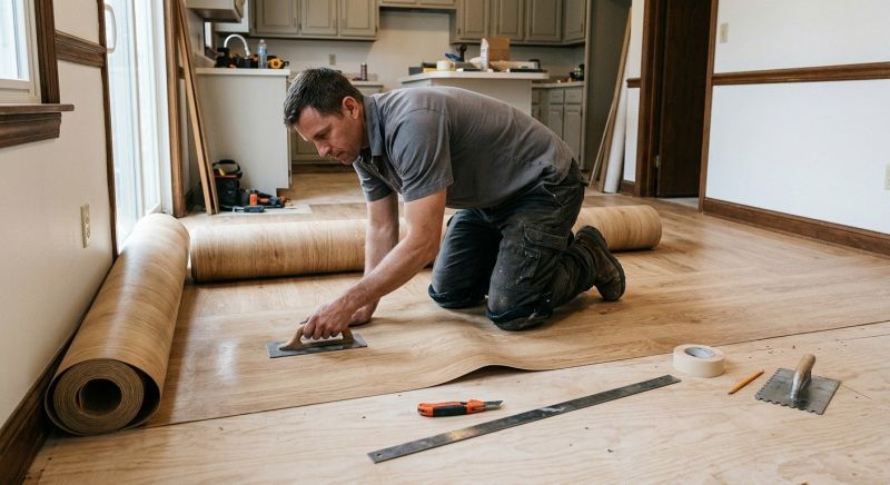 Sheet Flooring Installation in Katy, TX