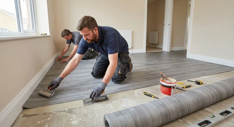 Sheet Flooring Installation in Porter, TX