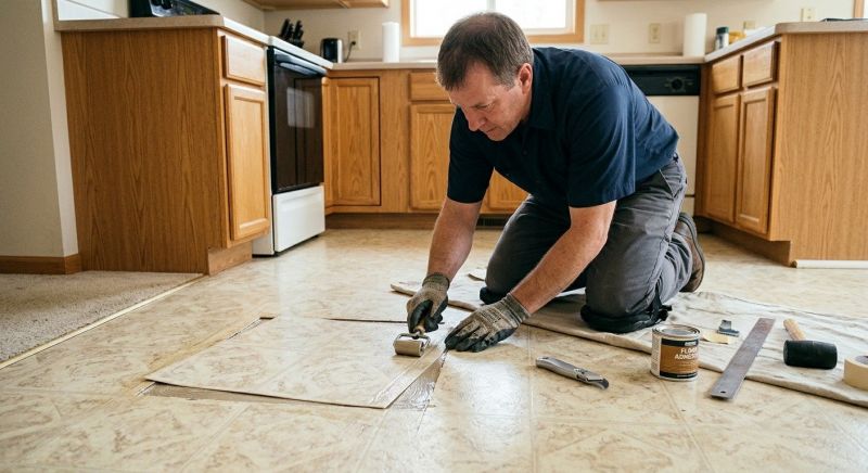 Sheet Flooring Repair in Cypress, TX