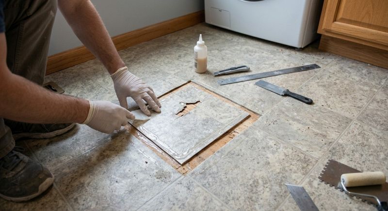 Sheet Flooring Repair in Katy, TX
