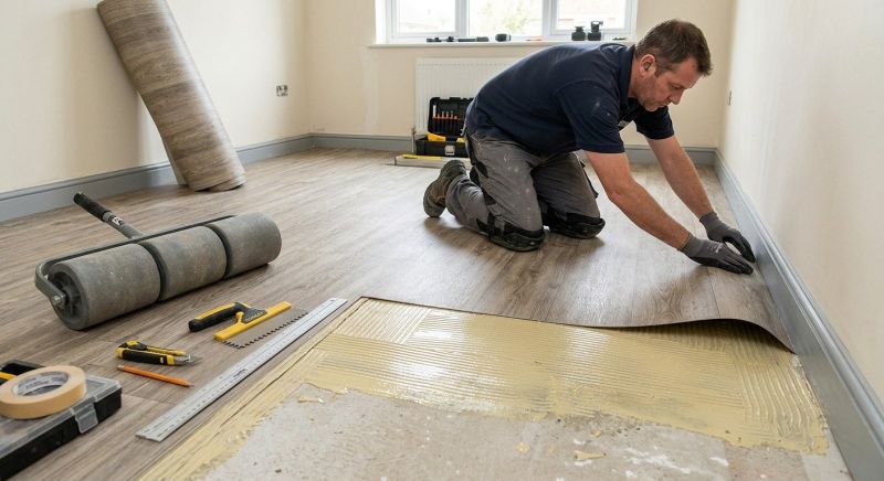 Sheet Vinyl Installation in Humble, TX