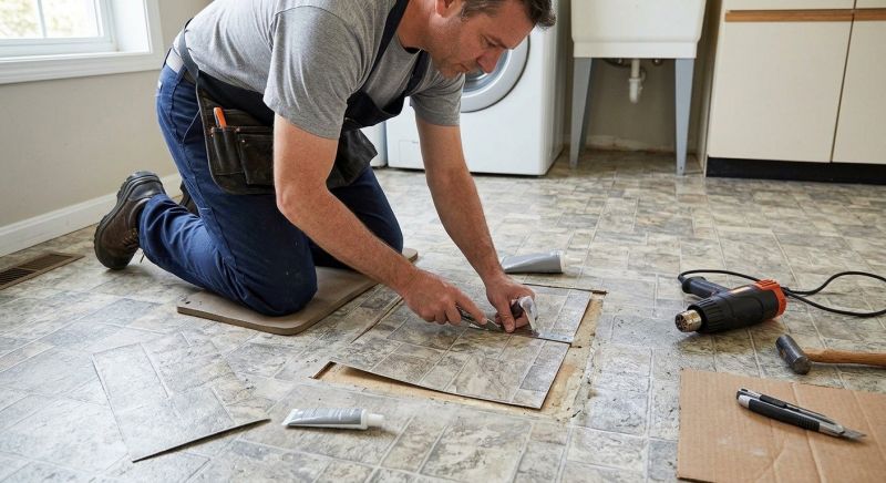 Sheet Vinyl Repair in Porter, TX