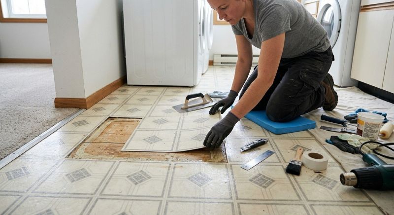 Sheet Vinyl Repair in Waller, TX