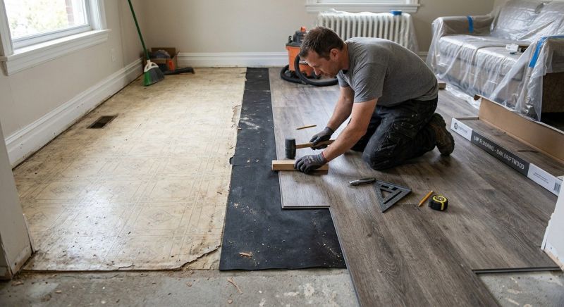 Vinyl Floor Remodeling in Tomball, TX