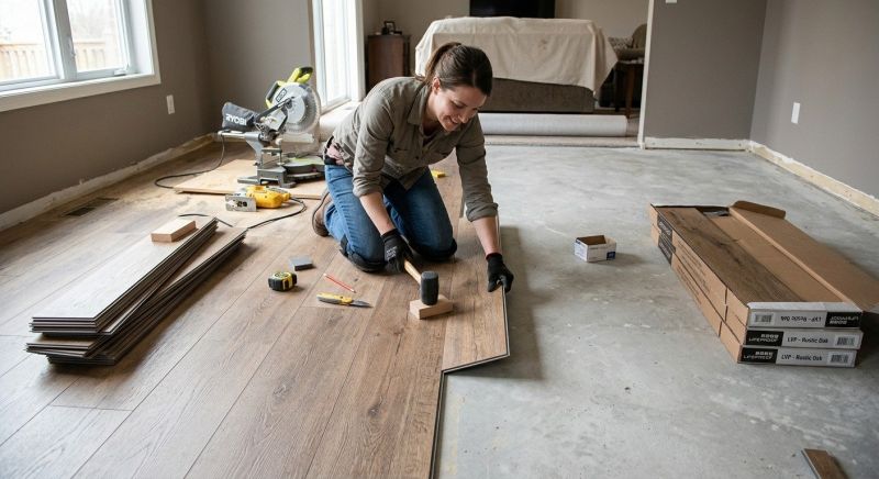 Vinyl Floor Remodeling in Tomball, TX