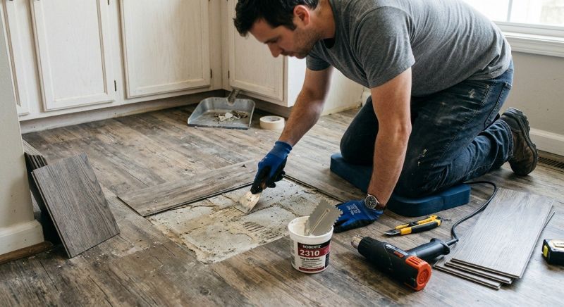 Vinyl Floor Repair in Tomball, TX