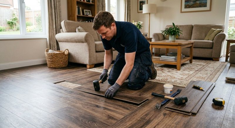 Vinyl Floor Repair in Montgomery County, TX