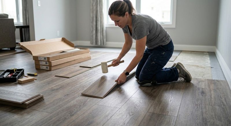 Vinyl Plank Floor Installation in Tomball, TX